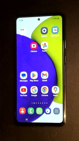 Foto tomada del Samsung Galaxy A52 de R****l posterior a la reparación de pantalla el 3 de Abril de 2024