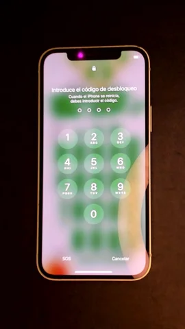 Apple iPhone 12 de M****m antes de la reparación de pantalla