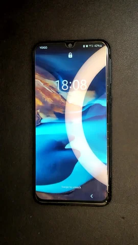 Foto tomada del Samsung Galaxy A40 de J**e posterior a la reparación de puerto de carga y micrófono el 17 de Septiembre de 2024