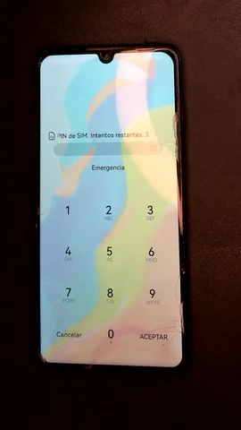 Huawei P30 lite de M***a antes de la reparación de puerto de carga y micrófono