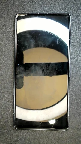 Google Pixel 7a de N**o antes de la reparación de pantalla