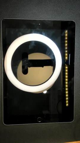 Apple iPad 6 9.7 (2018) de I****l antes de la reparación de puerto de carga