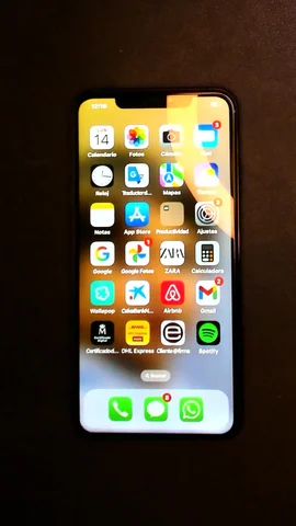 Foto tomada del Apple iPhone XS Max de F*******o posterior a la reparación de pantalla el 14 de Julio de 2025