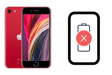 iPhone SE (2020) junto a una avería de Batería, ofreciendo reparación de Batería de iPhone SE (2020) en Santifer iRepair