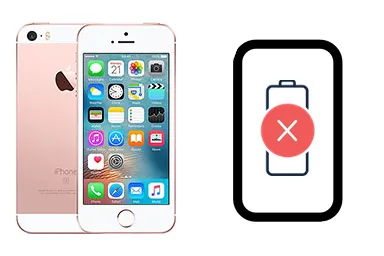 iPhone SE junto a una avería de Batería, ofreciendo reparación de Batería de iPhone SE en Santifer iRepair