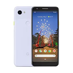 Google Pixel 3a mostrando la pantalla de inicio, disponible para reparaciones rápidas en Santifer iRepair