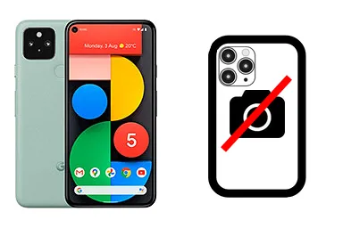 Cambiar Cámara trasera de Google Pixel 5 Imagen de Cambiar Cámara trasera de Google Pixel 5