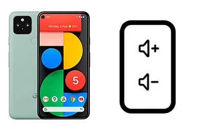 Cambiar Botones de volumen de Google Pixel 5 Imagen de Cambiar Botones de volumen de Google Pixel 5