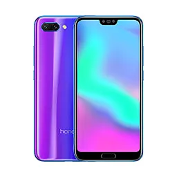 Honor 10 mostrando la pantalla de inicio, disponible para reparaciones rápidas en Santifer iRepair