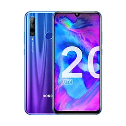 Honor 20 lite mostrando la pantalla de inicio, disponible para reparaciones rápidas en Santifer iRepair