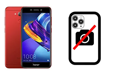 Honor 6C Pro junto a una avería de Cámara trasera, ofreciendo reparación de Cámara trasera de Honor 6C Pro en Santifer iRepair