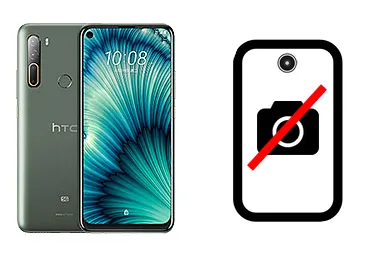 HTC U20 5G junto a una avería de Cámara delantera, ofreciendo reparación de Cámara delantera de HTC U20 5G en Santifer iRepair