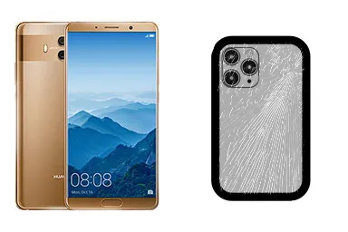 Huawei Mate 10 junto a una avería de Tapa trasera, ofreciendo reparación de Tapa trasera de Huawei Mate 10 en Santifer iRepair