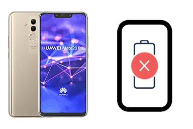 Huawei Mate 20 lite junto a una avería de Batería, ofreciendo reparación de Batería de Huawei Mate 20 lite en Santifer iRepair