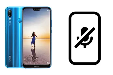 Huawei P20 lite junto a una avería de Micrófono, ofreciendo reparación de Micrófono de Huawei P20 lite en Santifer iRepair