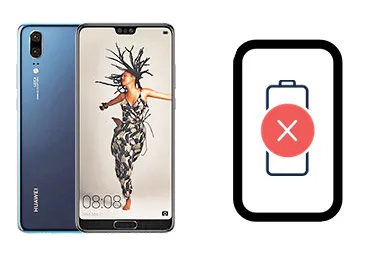 Huawei P20 junto a una avería de Batería, ofreciendo reparación de Batería de Huawei P20 en Santifer iRepair