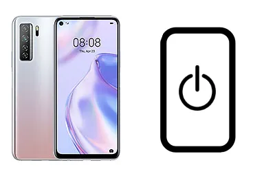 Huawei P40 lite 5G junto a una avería de Botón de encendido, ofreciendo reparación de Botón de encendido de Huawei P40 lite 5G en Santifer iRepair