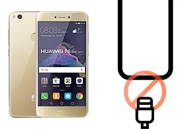 Huawei P8 Lite (2017) junto a una avería de Puerto de carga, ofreciendo reparación de Puerto de carga de Huawei P8 Lite (2017) en Santifer iRepair