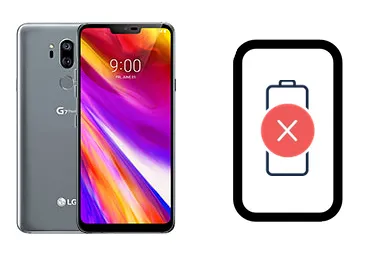 LG G7 ThinQ junto a una avería de Batería, ofreciendo reparación de Batería de LG G7 ThinQ en Santifer iRepair