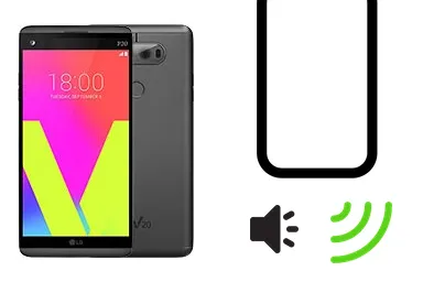 Cambiar Altavoz de LG V20 Imagen de Cambiar Altavoz de LG V20