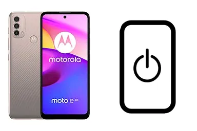 Imagen de Cambiar Botón de encendido de Motorola Moto E40