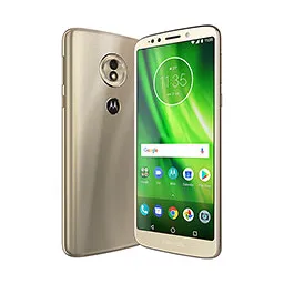 Motorola Moto G6 Play mostrando la pantalla de inicio, disponible para reparaciones rápidas en Santifer iRepair