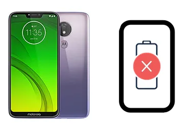 Motorola Moto G7 Power junto a una avería de Batería, ofreciendo reparación de Batería de Motorola Moto G7 Power en Santifer iRepair