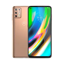 Motorola Moto G9 Plus mostrando la pantalla de inicio, disponible para reparaciones rápidas en Santifer iRepair