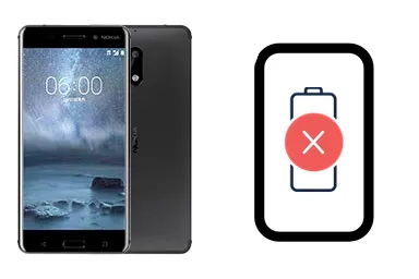 Nokia 6 junto a una avería de Batería, ofreciendo reparación de Batería de Nokia 6 en Santifer iRepair