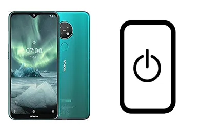 Cambiar Botón de encendido de Nokia 7.2 Imagen de Cambiar Botón de encendido de Nokia 7.2