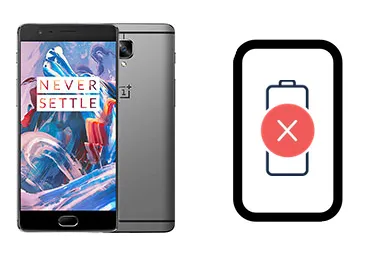 OnePlus 3 junto a una avería de Batería, ofreciendo reparación de Batería de OnePlus 3 en Santifer iRepair