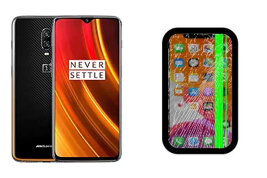 OnePlus 6T McLaren junto a una avería de Pantalla, ofreciendo reparación de Pantalla de OnePlus 6T McLaren en Santifer iRepair