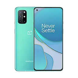 OnePlus 8T mostrando la pantalla de inicio, disponible para reparaciones rápidas en Santifer iRepair