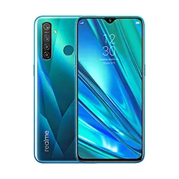 Realme 5 Pro mostrando la pantalla de inicio, disponible para reparaciones rápidas en Santifer iRepair