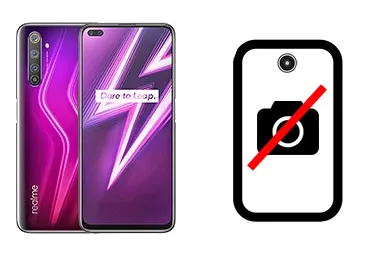 Realme 6 Pro junto a una avería de Cámara delantera, ofreciendo reparación de Cámara delantera de Realme 6 Pro en Santifer iRepair