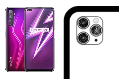 Cambiar Cristal de la cámara de Realme 6 Pro Imagen de Cambiar Cristal de la cámara de Realme 6 Pro