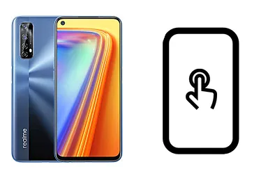 Realme 7 (Global) junto a una avería de Táctil, ofreciendo reparación de Táctil de Realme 7 (Global) en Santifer iRepair