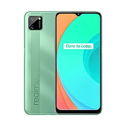 Realme C11 mostrando la pantalla de inicio, disponible para reparaciones rápidas en Santifer iRepair