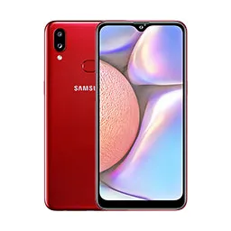 Samsung Galaxy A10s mostrando la pantalla de inicio, disponible para reparaciones rápidas en Santifer iRepair