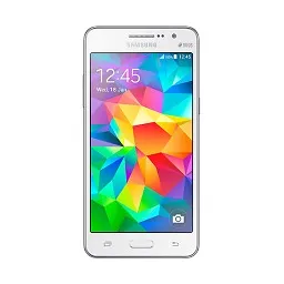 Samsung Galaxy Grand Prime mostrando la pantalla de inicio, disponible para reparaciones rápidas en Santifer iRepair