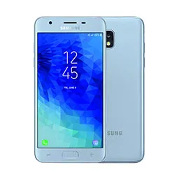 Samsung Galaxy J3 (2018) mostrando la pantalla de inicio, disponible para reparaciones rápidas en Santifer iRepair