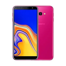 Samsung Galaxy J4+ mostrando la pantalla de inicio, disponible para reparaciones rápidas en Santifer iRepair