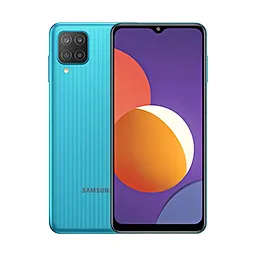 Samsung Galaxy M12 mostrando la pantalla de inicio, disponible para reparaciones rápidas en Santifer iRepair