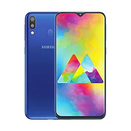 Samsung Galaxy M20 mostrando la pantalla de inicio, disponible para reparaciones rápidas en Santifer iRepair