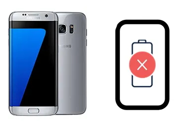 Samsung Galaxy S7 edge junto a una avería de Batería, ofreciendo reparación de Batería de Samsung Galaxy S7 edge en Santifer iRepair