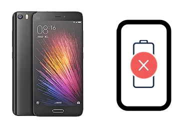 Xiaomi Mi 5 junto a una avería de Batería, ofreciendo reparación de Batería de Xiaomi Mi 5 en Santifer iRepair