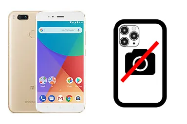 Xiaomi Mi A1 (Mi 5X) junto a una avería de Cámara trasera, ofreciendo reparación de Cámara trasera de Xiaomi Mi A1 (Mi 5X) en Santifer iRepair