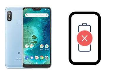 Xiaomi Mi A2 Lite (Redmi 6 Pro) junto a una avería de Batería, ofreciendo reparación de Batería de Xiaomi Mi A2 Lite (Redmi 6 Pro) en Santifer iRepair