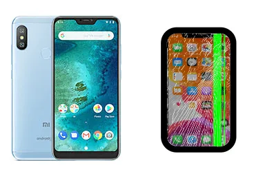 Xiaomi Mi A2 Lite (Redmi 6 Pro) junto a una avería de Pantalla, ofreciendo reparación de Pantalla de Xiaomi Mi A2 Lite (Redmi 6 Pro) en Santifer iRepair