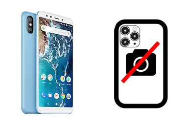 Xiaomi Mi A2 (Mi 6X) junto a una avería de Cámara trasera, ofreciendo reparación de Cámara trasera de Xiaomi Mi A2 (Mi 6X) en Santifer iRepair